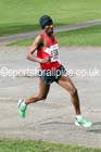 Tomas Abyu (Salford) leads on the 2nd leg of the senior mens 12 stage relay, 2014 Northern 12 and 6 Stage Relays, Heaton Park Manchester. Photo: David T. Hewitson/Sports for All Pics